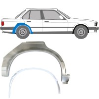 Inre + yttre bak skärm reparationspanel för BMW 3 E30 1982-1987 / Höger / Set 10857