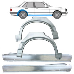 Hel tröskel + bak skärm reparationspanel för BMW 3 E30 1987-1994 / Set 11242