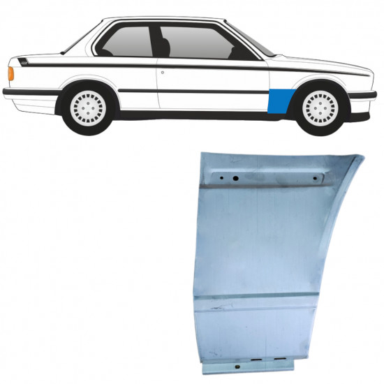 BMW 3 E30 1982-1994 REPARATIONSPANEL FÖR FRAMSKÄRM / HÖGER