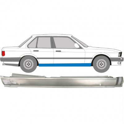 BMW 3 E30 1982-1994 4 DÖRRAR full TRÖSKELPLÅT TILL / HÖGER