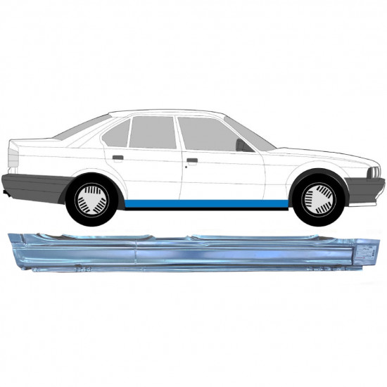 BMW 5 E34 1987-1996 TRÖSKELPLÅT TILL / HÖGER