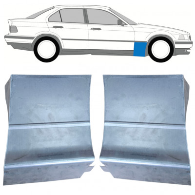 Reparationspanel till framskärm för BMW E36 3 1990-2000 / Vänster+Höger / Set 9851