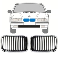 Grill för BMW 3 E36 1990-1995 / Vänster+Höger / Set 11126
