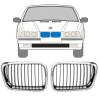 Grill för BMW 3 E36 1996-2000 / Vänster+Höger / Set 11127