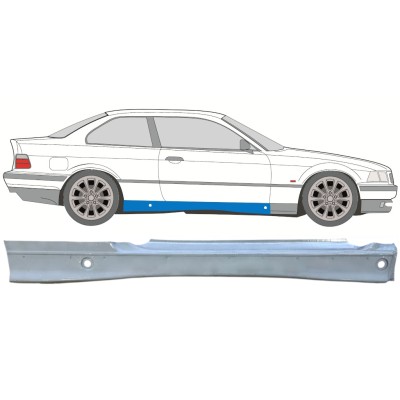 Tröskelplåt för BMW 3 E36 1990-2000 / Höger / COUPE 16065