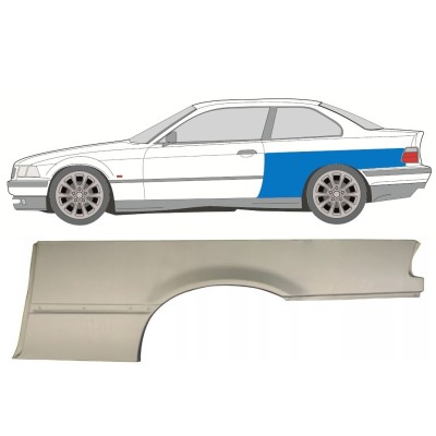 Sidovägg hjulhuskant för BMW 3 E36 1990-2000 / Vänster / COUPE 16384