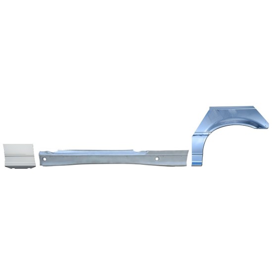 Tröskel + fram skärm reparationspanel för BMW 3 E36 1990-2000 / Vänster / COUPE / Set 17026
