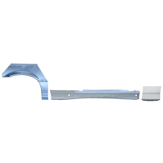 Tröskel + fram skärm reparationspanel för BMW 3 E36 1990-2000 / Höger / COUPE / Set 17025