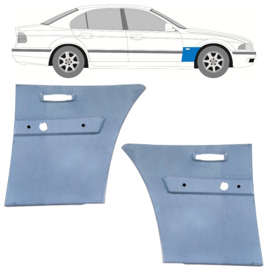 Reparationspanel till framskärm för BMW 5 E39 1996-2004 / Vänster+Höger / Set 9829