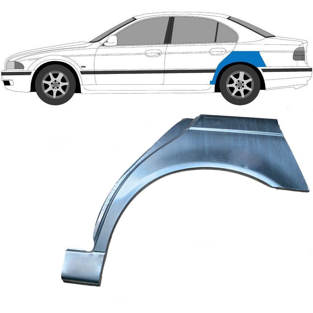 Sidovägg Hjulhuskant För Bmw 5 E39 1996-2004 / Vänster 6407