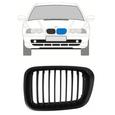 Grill för BMW 3 E46 1998-2006 / Vänster 16302