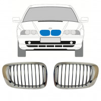 Grill för BMW 3 E46 Cabrio 1999-2003 COUPE /  12519