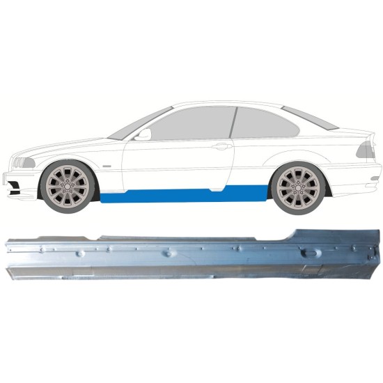 Tröskelplåt för BMW 3 E46 1998-2006 / Vänster / COUPE 16813