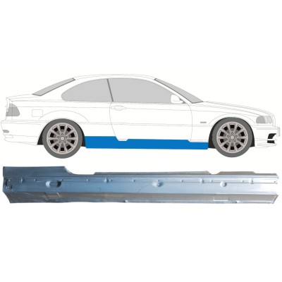 Tröskelplåt för BMW 3 E46 1998-2006 / Höger / COUPE 16812
