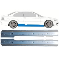 Tröskelplåt för BMW 3 E46 1998-2006 / Vänster+Höger / COUPE / Set 16814