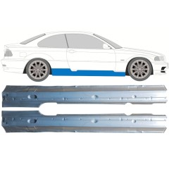 Tröskelplåt för BMW 3 E46 1998-2006 / Vänster+Höger / COUPE / Set 16814