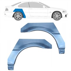 Sidovägg hjulhuskant för BMW 3 E46 1998-2006 / Vänster+Höger / COUPE / Set 6199