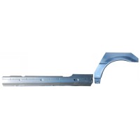 Hel tröskel + bak skärm reparationspanel för BMW 3 E46 1998-2006 / Vänster / COUPE / Set 17060