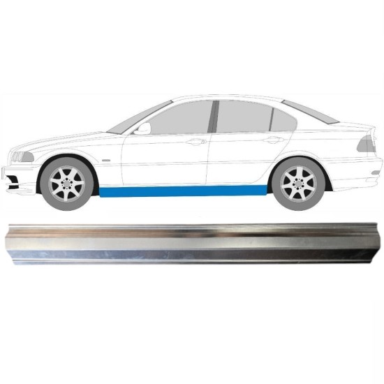 Tröskelplåt reparationspanel för BMW 3 E46 1998-2006 / Vänster 14963
