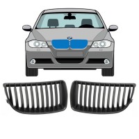 Grill för BMW 3 E90 2004-2008 / Vänster+Höger 16309