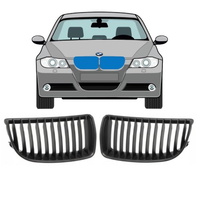 Grill för BMW 3 E90 2004-2008 / Vänster+Höger 16309