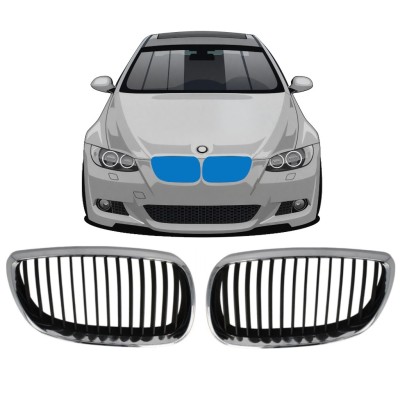 Grill för BMW 3 E92/E93 2006-2010 / Vänster+Höger / Set 16312