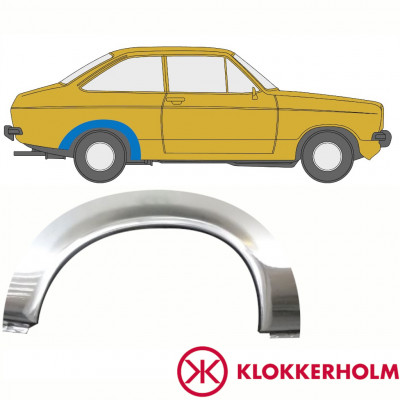 Sidovägg hjulhuskant för Ford Escort 1974-1980 / Höger 10730