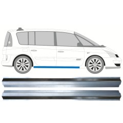 Nedre tröskelplåt reparationspanel för Renault Espace 2002-2015 / Vänster+Höger / Set 14987