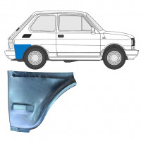 Nedre del av bak skärm reparationspanel för Fiat 126p 1985-1994 / Höger 7581