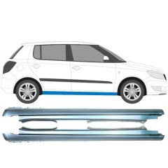 Tröskelplåt för Skoda Fabia II 2007-2015 / Vänster+Höger / Set 10695