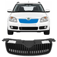 Svart grill för Skoda Fabia II 2007-2010 7524