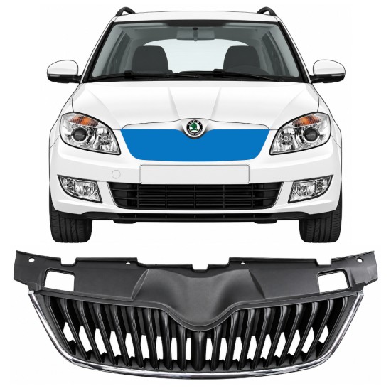 Grill för Skoda Fabia II 2010-2015 17231