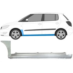 Tröskel + fram skärm reparationspanel för Skoda Fabia II 2007-2015 / Vänster / Set 11171