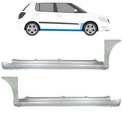 Tröskel + fram skärm reparationspanel för Skoda Fabia II 2007-2015 / Set 11172