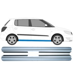 Tröskelplåt reparationspanel för Skoda Fabia II 2007-2015 / Vänster+Höger / Set 10615