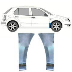 Reparationspanel till framskärm för Skoda Fabia I 1999-2007 / Vänster+Höger / Set 10595