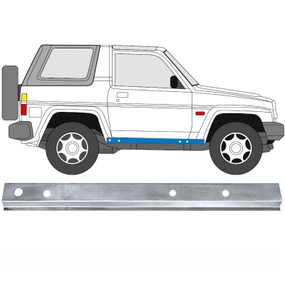 Inre tröskel reparationspanel för Daihatsu Feroza Rocky Fourtrak 1984-1993 / Höger 17010