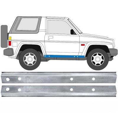 Inre tröskel reparationspanel för Daihatsu Feroza Rocky Fourtrak 1984-1993 / Vänster+Höger / Set 17012