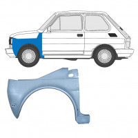 Fram skärm för Fiat 126p 1985-1994 / Vänster 7576