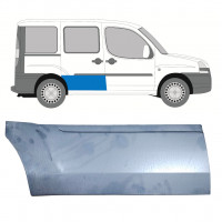 Skjutdörr reparationspanel för Fiat Doblo 2001-2010 / Höger 7709