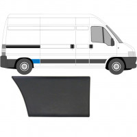 Prydnadslist skyddslist sidovägg bak för Fiat Ducato 2002-2006 / Höger 5145