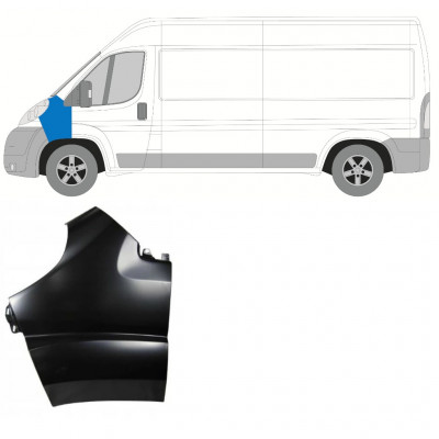 FIAT DUCATO 2006-2014 FRAMSKÄRM / VÄNSTER