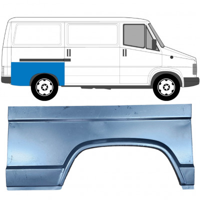 Sidovägg hjulhuskant för Fiat Ducato / C25 / J5 1981-1994 / Höger 6515