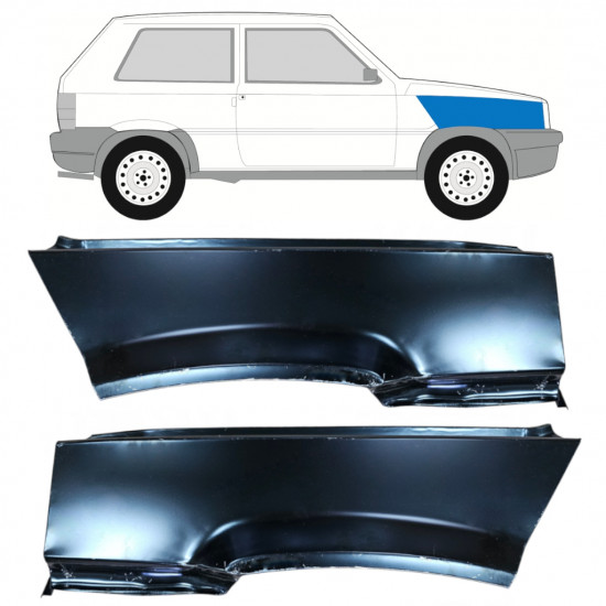 FIAT PANDA 1980-2002 FRAMSKÄRM / HÖGER