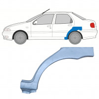 Sidovägg hjulhuskant för Fiat Siena 1997-2001 / Vänster 8131