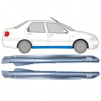 Tröskelplåt reparationspanel för Fiat Siena 1997-2001 / Vänster+Höger / Set 10073