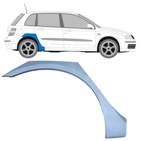 FIAT STILO 2001-2010 5 DÖRRAR REPARATION AV BAKSKÄRM / HÖGER