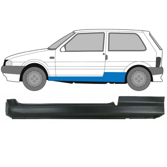 Tröskelplåt för Fiat Uno 1983-2002 / Vänster 16012