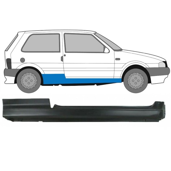 Tröskelplåt för Fiat Uno 1983-2002 / Höger 16011
