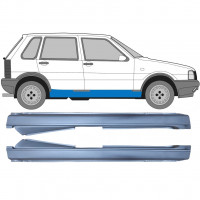 Tröskelplåt reparationspanel för Fiat Uno 1983-2002 / Vänster+Höger / Set 9666